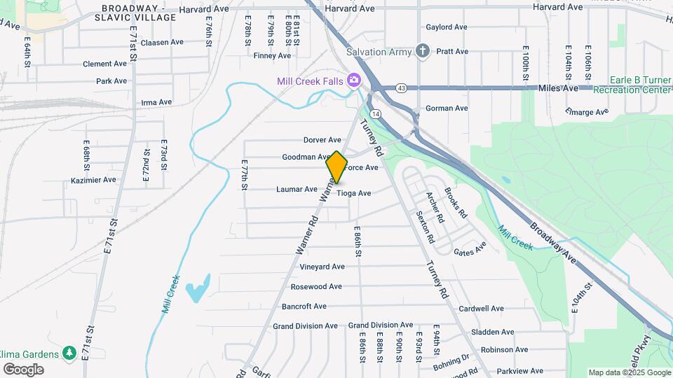 8325 Tioga Ave Map and Location Details