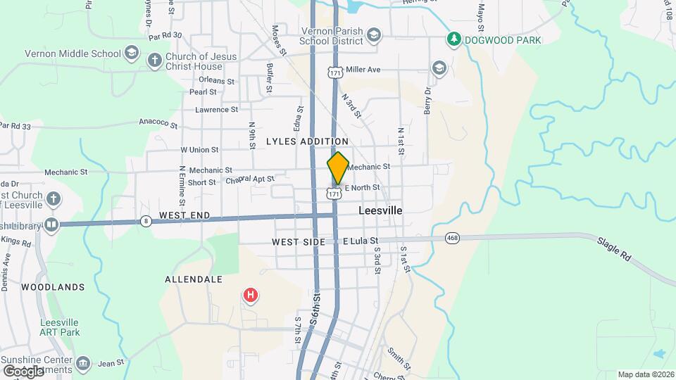 109 E North St Map and Location Details