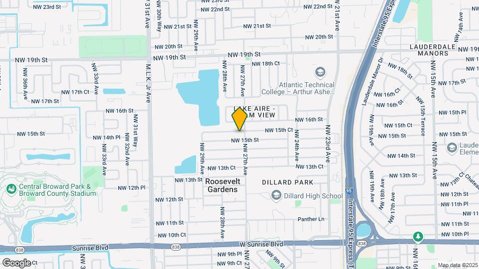 2706 NW 15th Ct Map and Location Details