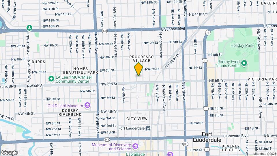 616 NW 4th Ave Map and Location Details