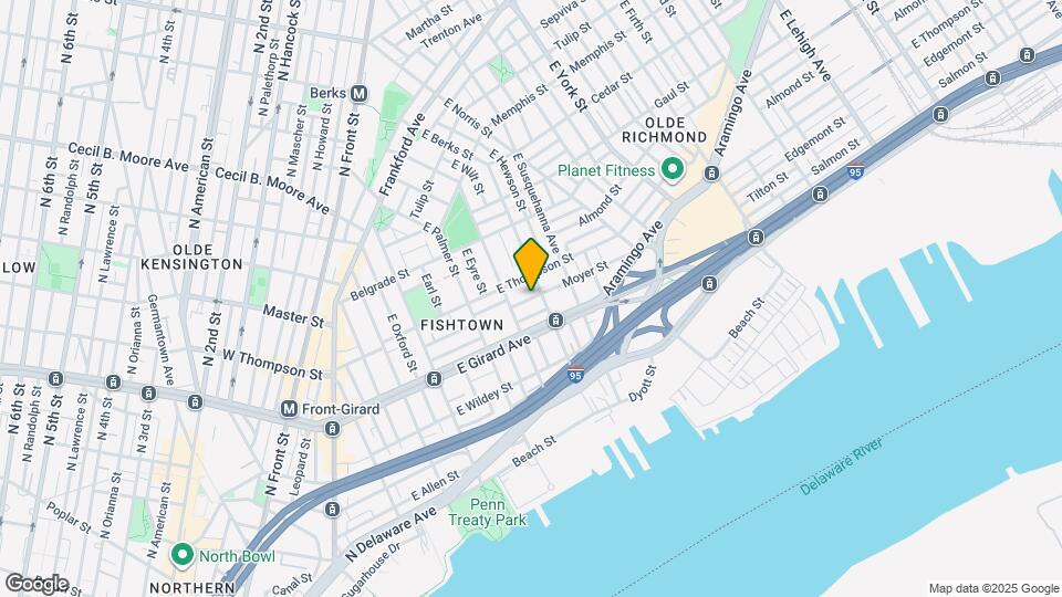 630 Moyer St Map and Location Details