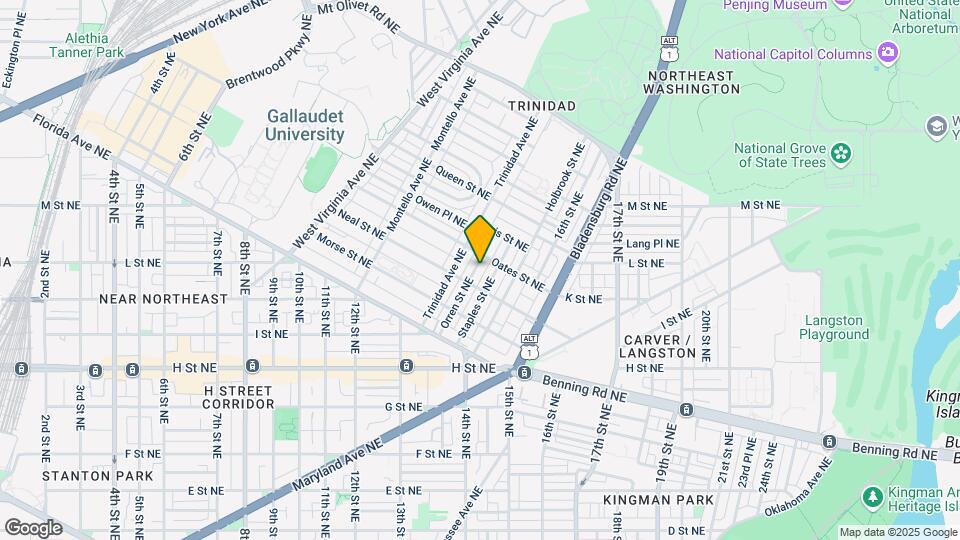 1321 Orren St NE Mapa y Detalles de la Ubicación