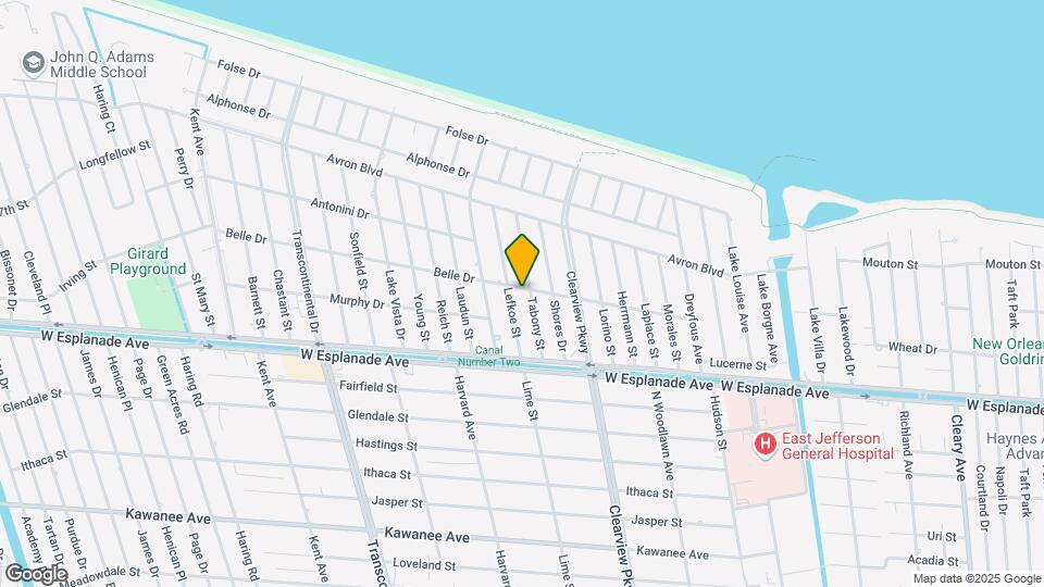 4704 Belle Dr Mapa y Detalles de la Ubicación