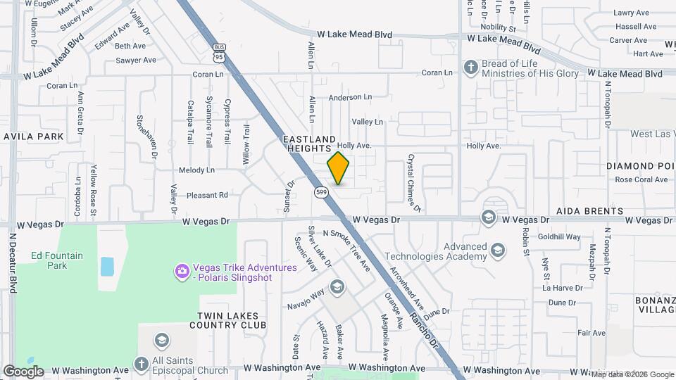 3545 Golden Chariot Ave Map and Location Details