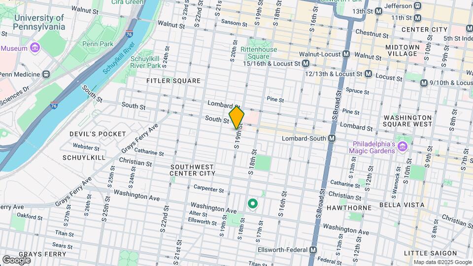 626 S 19th St Map and Location Details