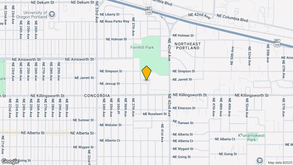 5705 NE Cesar E Chavez Blvd, Unit 5705 B Mapa y Detalles de la Ubicación
