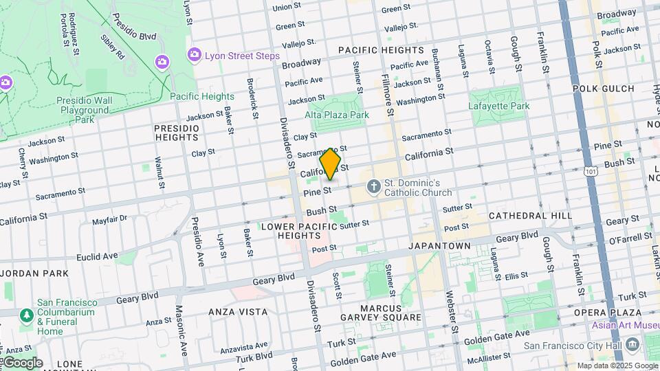 2566 Pine St Mapa y Detalles de la Ubicación
