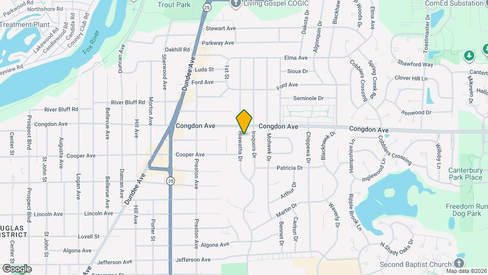 1065 Hiawatha Dr Map and Location Details