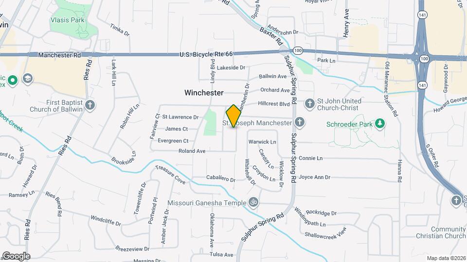 429 Chamberlin Dr Map and Location Details