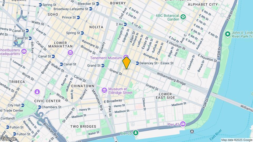 71 Ludlow St Mapa y Detalles de la Ubicación