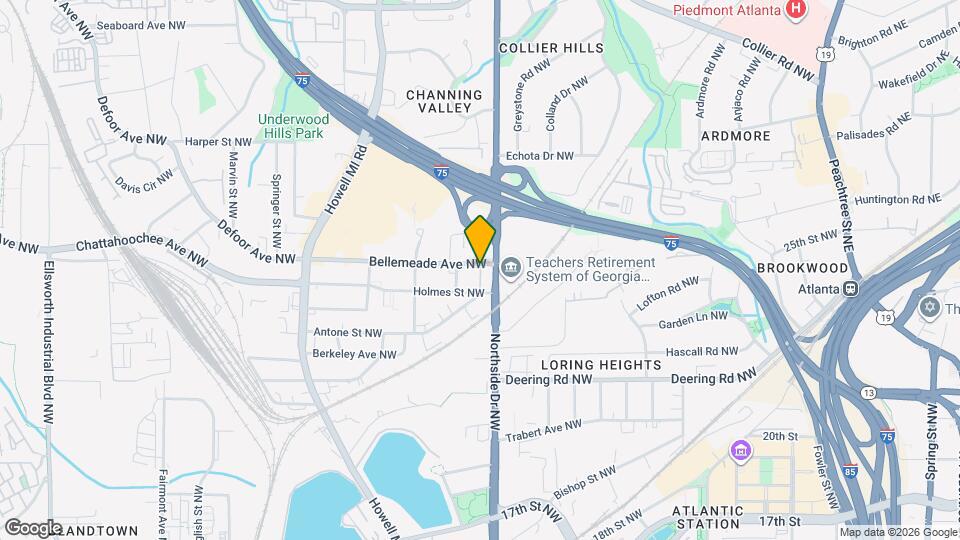 1649 Overlook Wy NW Map and Location Details