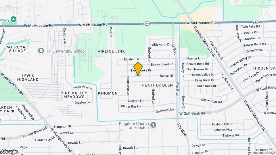 2135 Bunzel St Map and Location Details