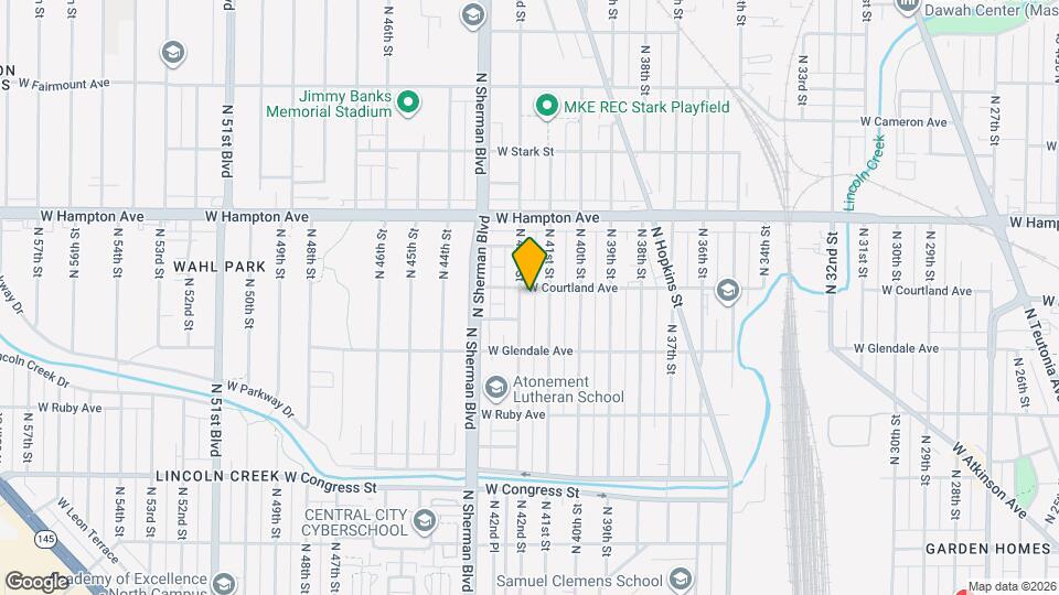 4668 N 42nd St Map and Location Details