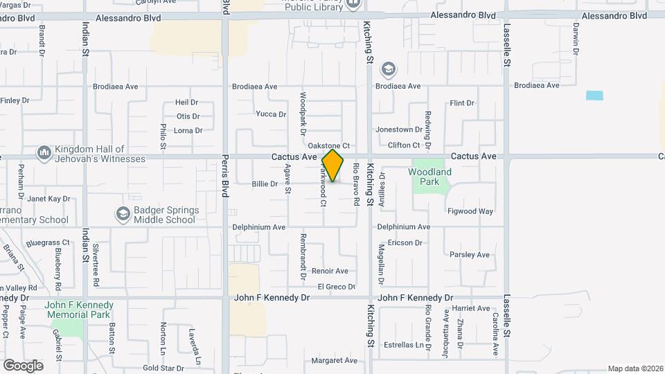 14597 Cochiti Dr Map and Location Details