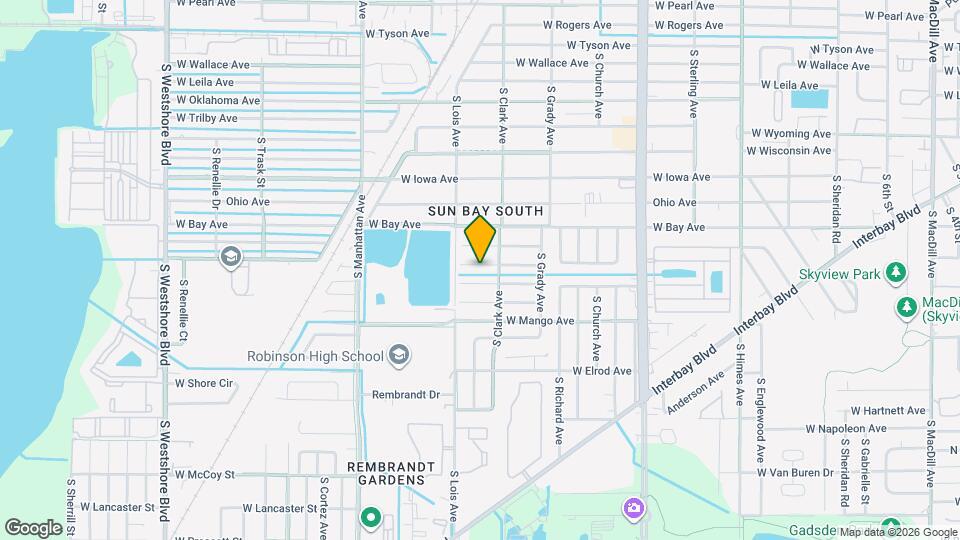 4108 W Montgomery Terrace Map and Location Details