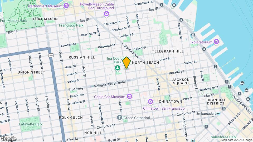 1600 Mason St Map and Location Details
