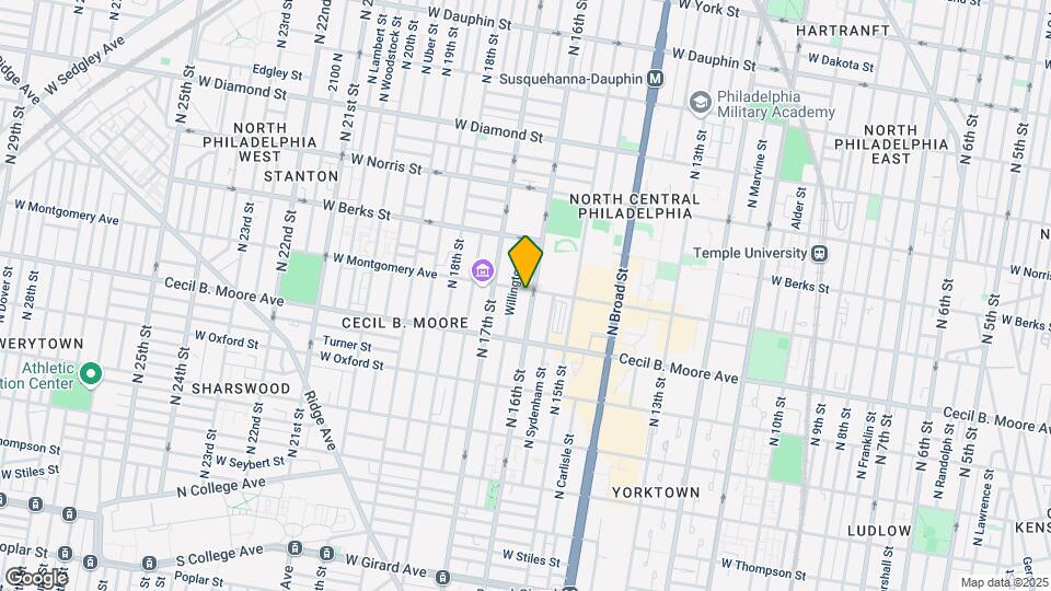 1744 N 16th St Mapa y Detalles de la Ubicación