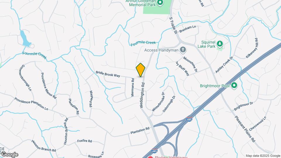2603 Bridle Brook Way Map and Location Details