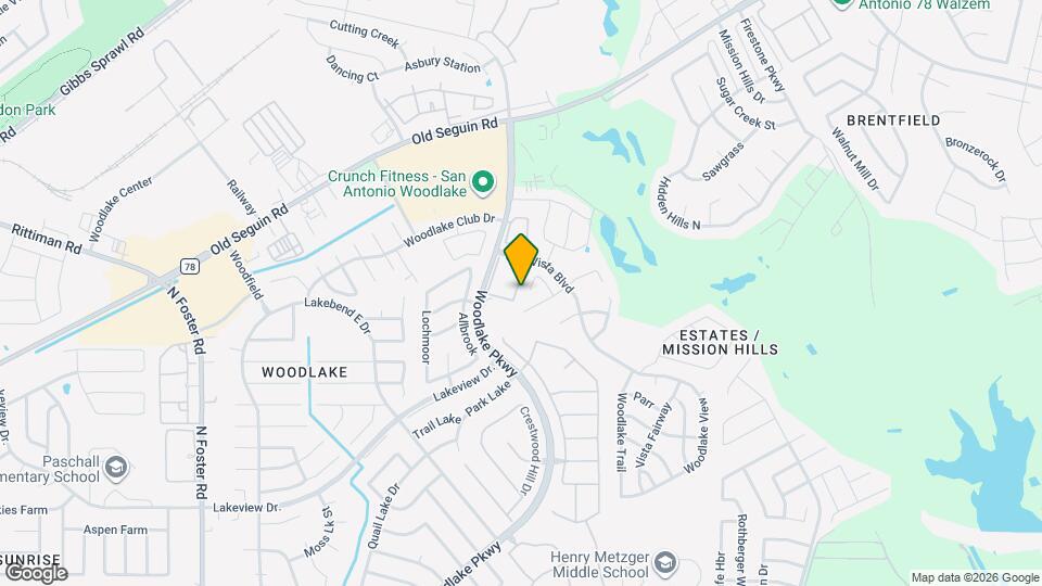 5807 Golf Bend Map and Location Details