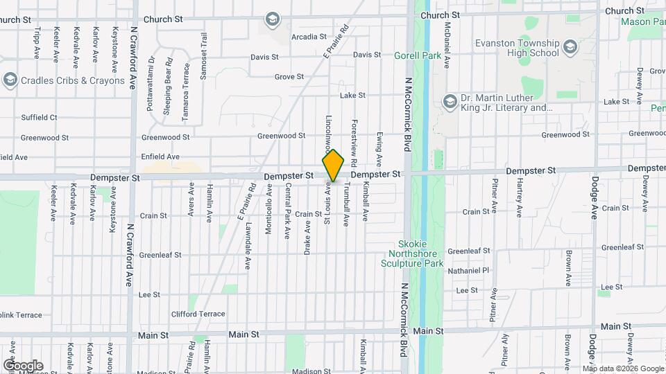 8743 St Louis Ave Map and Location Details