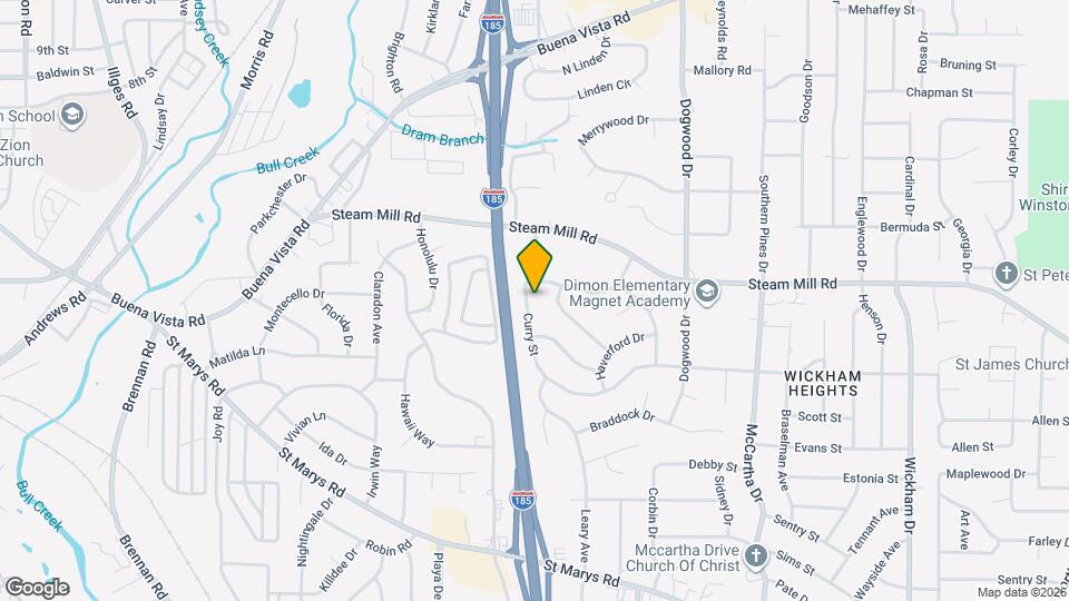 3911 Curry St Map and Location Details