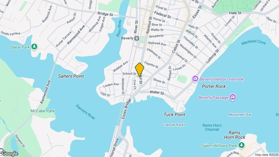 22 Rantoul St, Unit 1 Map and Location Details