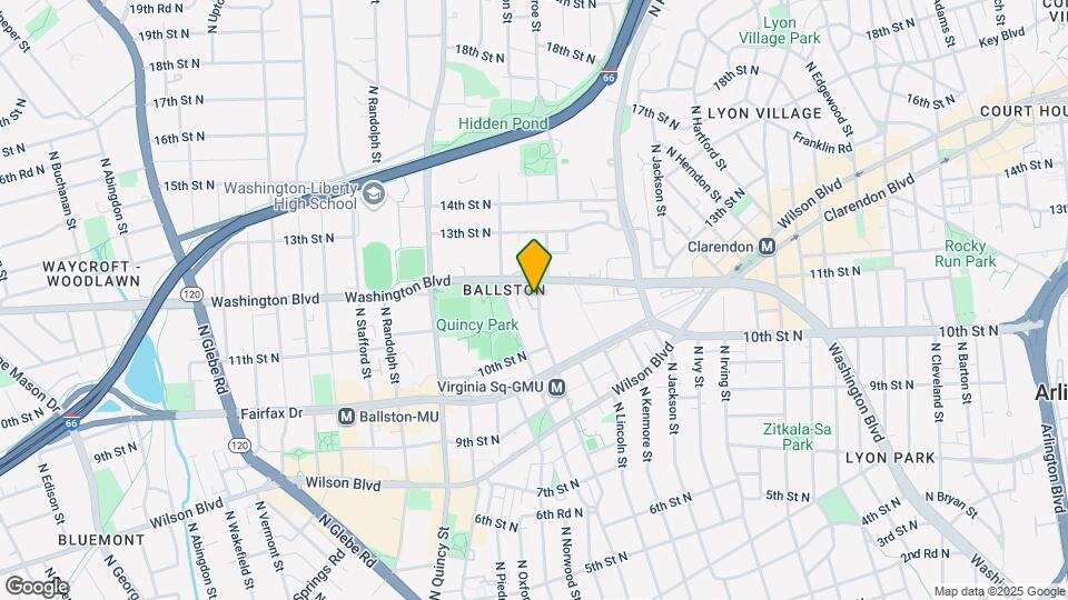 1037 N Monroe St Map and Location Details