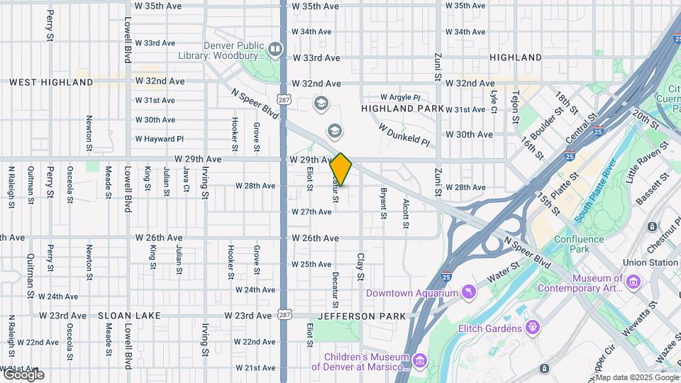 2740 Decatur St Map and Location Details