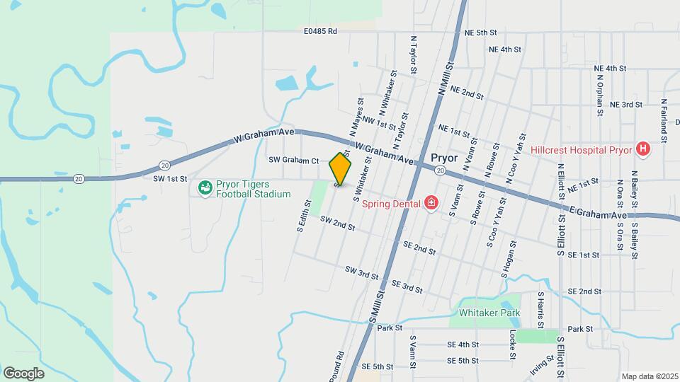 107 S Mayes St Map and Location Details