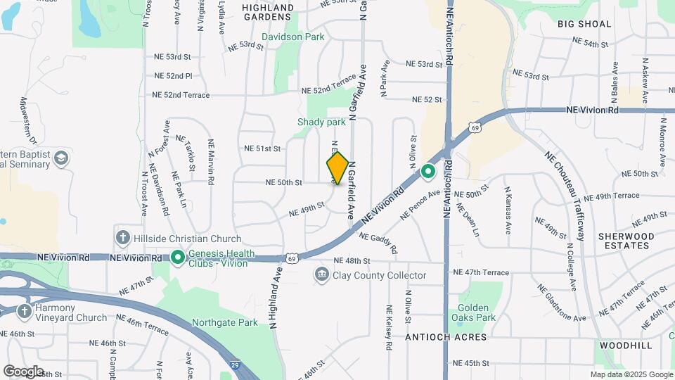 4945 N Euclid Ave Map and Location Details