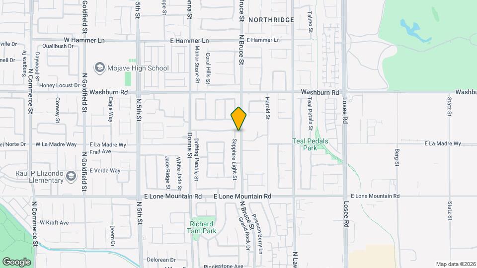 5022 Sapphire Light St Map and Location Details