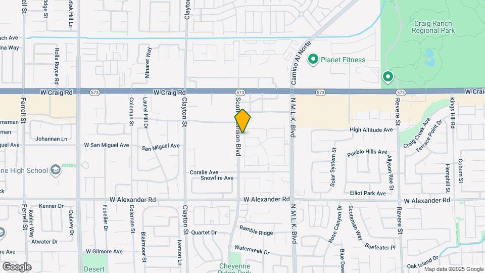 4223 Gold Desert St Map and Location Details