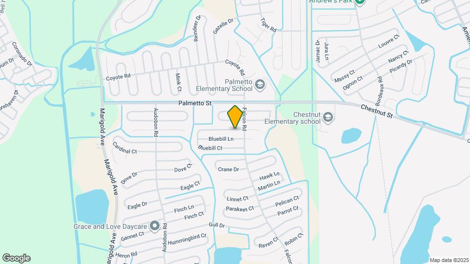 606 Bluebill Ct Map and Location Details