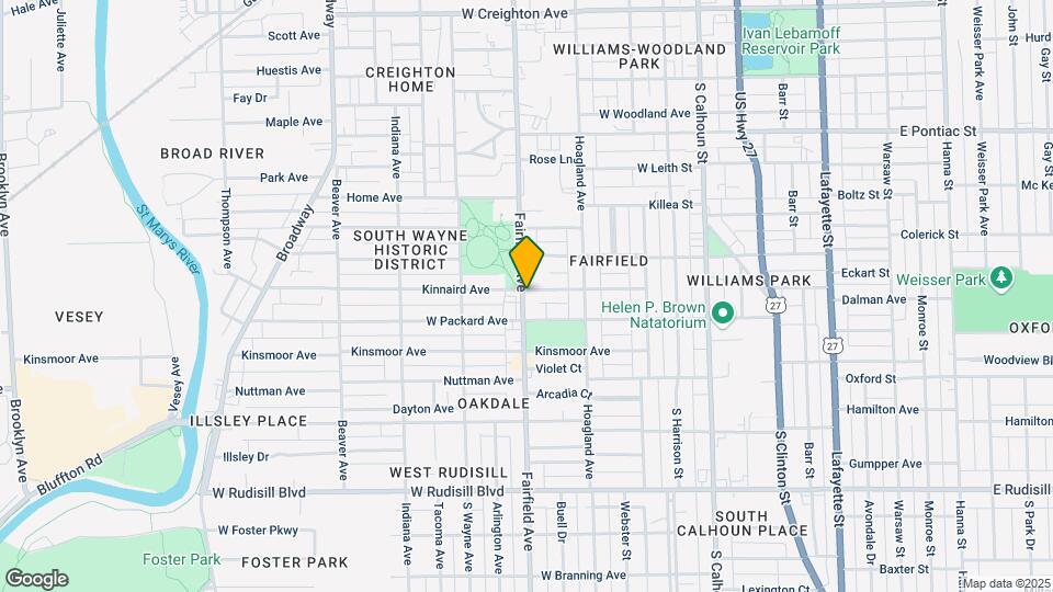 3203 Fairfield Ave Map and Location Details