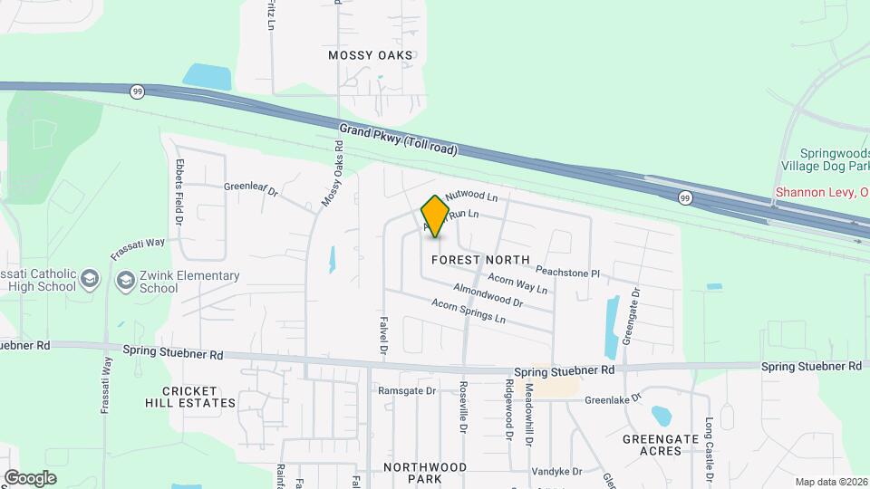 22303 Acorn Chase Dr Map and Location Details