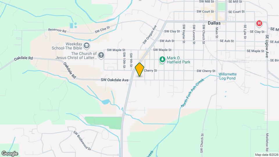 840 SW Oakdale Ave Map and Location Details