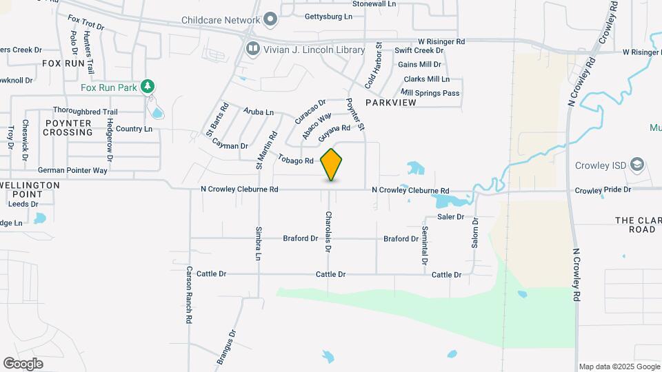 3360 N Crowley Cleburne Rd Map and Location Details
