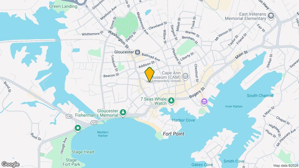 21 Pine St, Unit 2 Map and Location Details