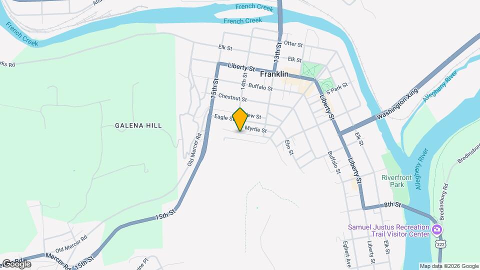 1341 Sassafrass St Map and Location Details