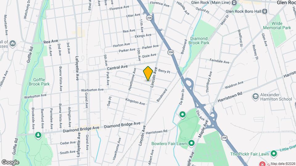 121 Frederick Ave Mapa y Detalles de la Ubicación