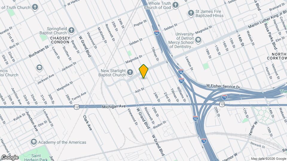 3354 25th St Map and Location Details