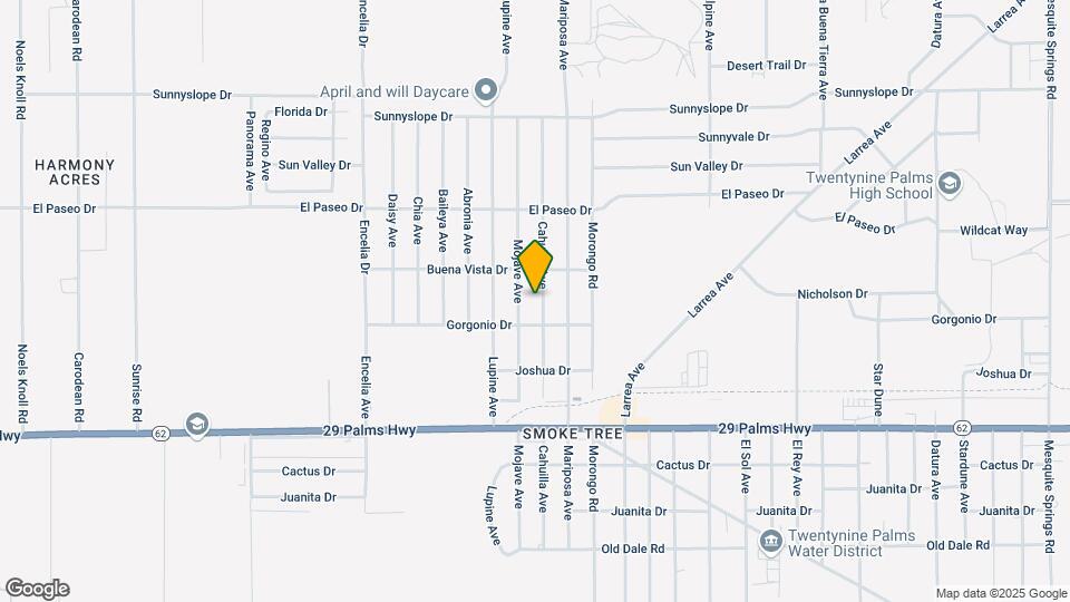 6256 Cahuilla Ave Map and Location Details