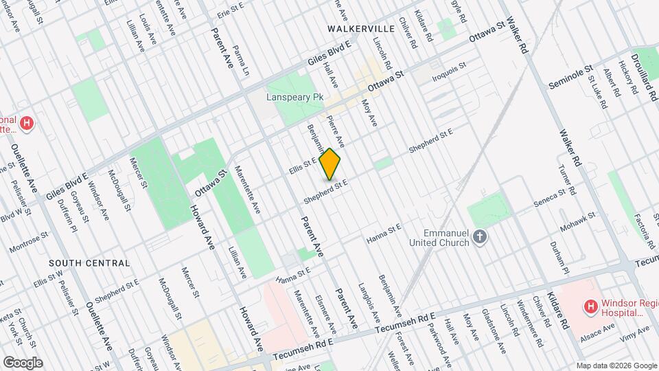 1066 Shepherd St E Map and Location Details