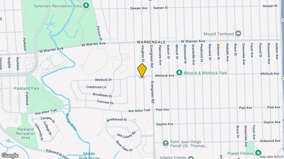 6533 Vaughan St Map and Location Details