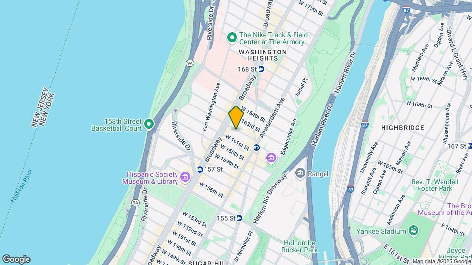 544 W 162nd St Map and Location Details
