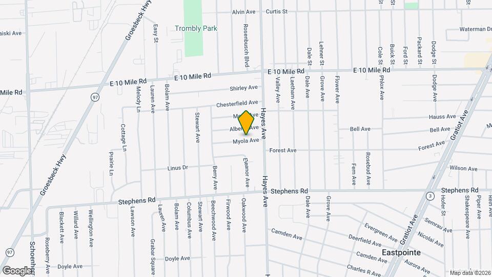 14921 Myola Ave Map and Location Details