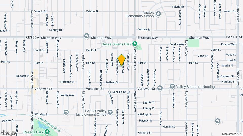6943 Balcom Ave, Unit K001002A Map and Location Details