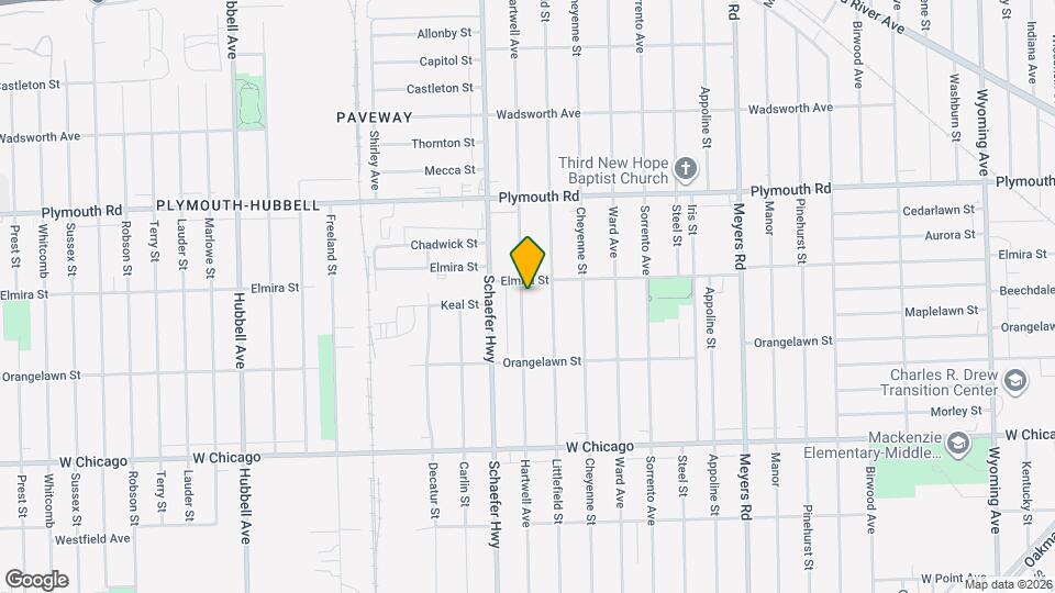 10030 Hartwell St Map and Location Details