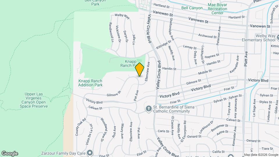 6420 Pat Ave Mapa y Detalles de la Ubicación