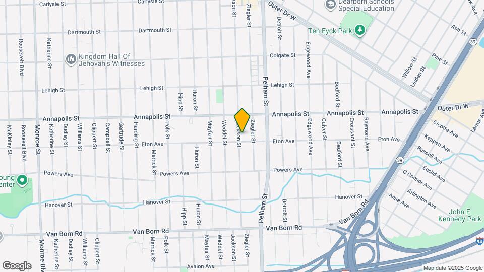 4705 Jackson St Map and Location Details